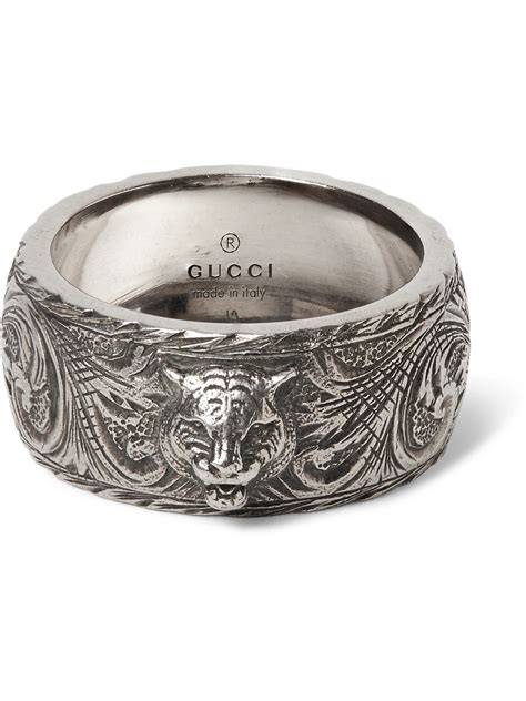 gucci vintage tiger sterling silver|vintage gucci tiger.